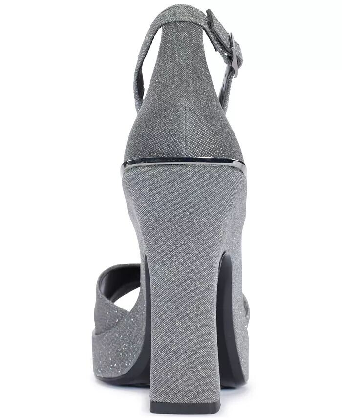 Женские босоножки Linda Strappy Square-Toe DKNY, серый — фото 4