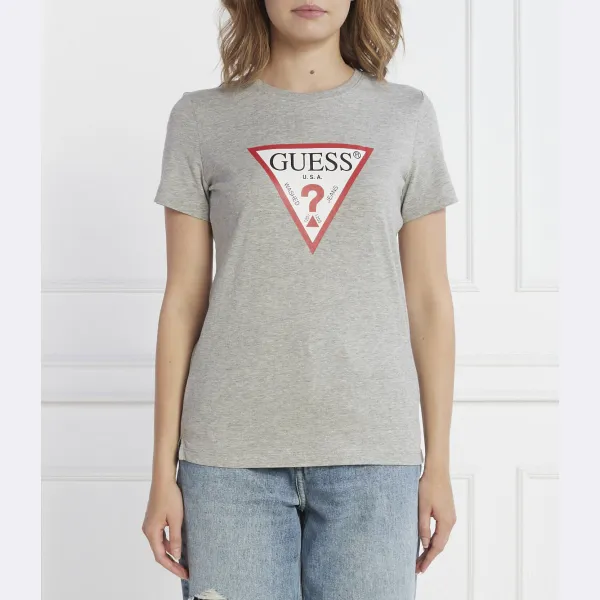 

Футболка стандартного кроя Guess, серый