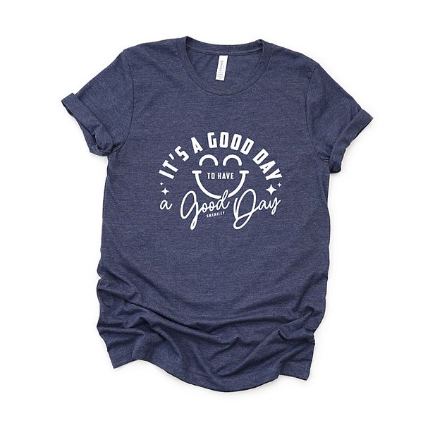 

SWSmiley it's a good day to have a good day - женская футболка с коротким рукавом Simply Sage Market, Heather Navy, Зеленый, SWSmiley it's a good day to have a good day - женская футболка с коротким рукавом Simply Sage Market, Heather Navy