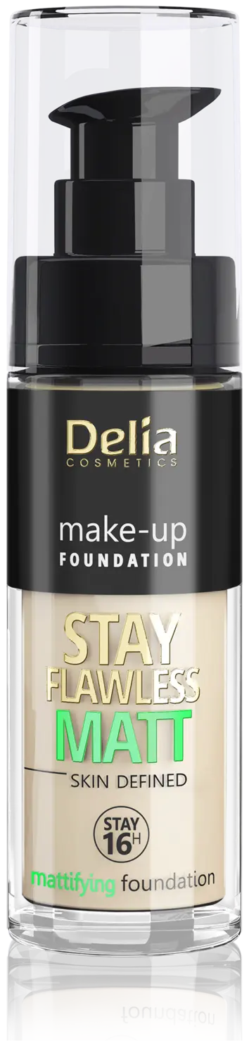 

Матирующая тональная основа для лица 402 Delia Stay Flawless Matt, 30 мл