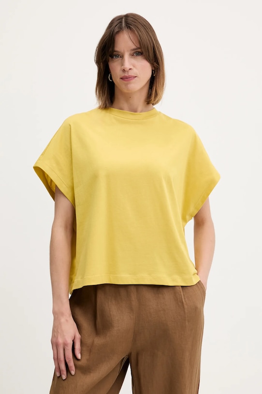 

Хлопковая футболка United Colors Of Benetton, желтый