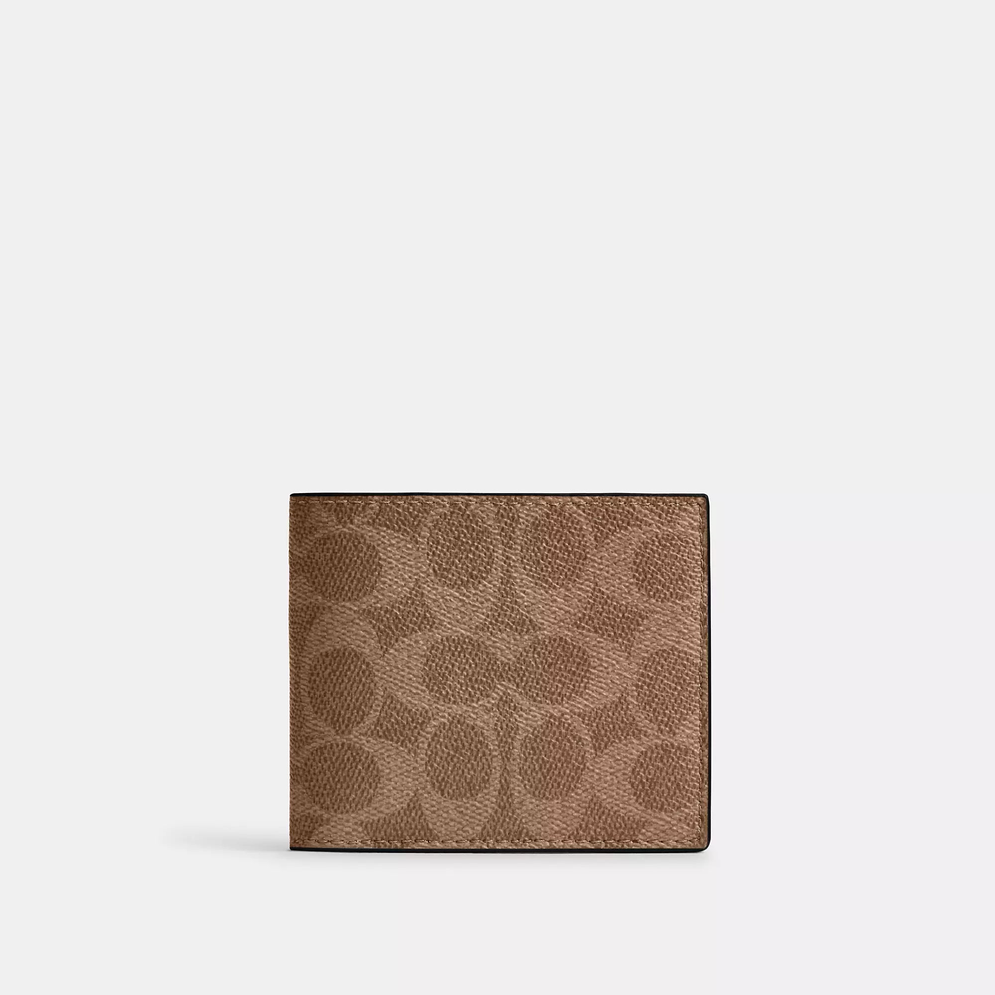 

Coach Outlet Id бумажник-купюрница в фирменной канве, светло-коричневый/черный