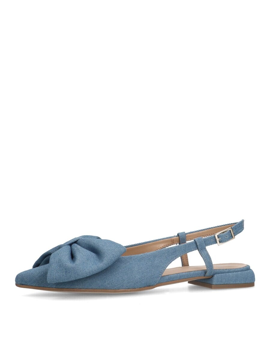 Туфли на высоком каблуке MANFIELD Slingback Pumps, синий деним