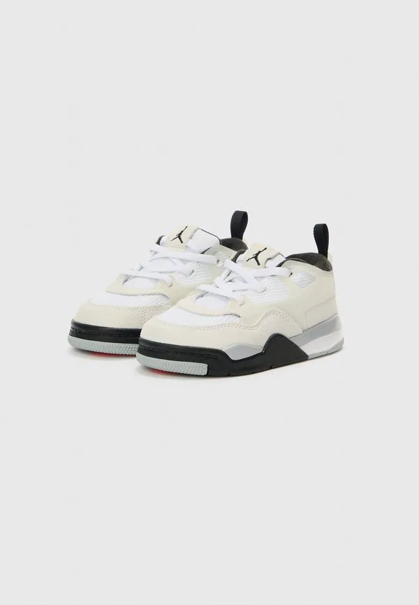 Кроссовки jordan 4 унисекс Jordan, White/Black/Light Smoke Grey — фото 2