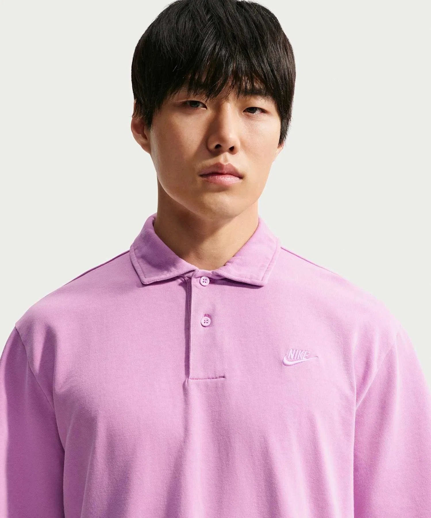 Мужская футболка-поло Nike Sportswear Club IF0732-503, светло-пурпурный