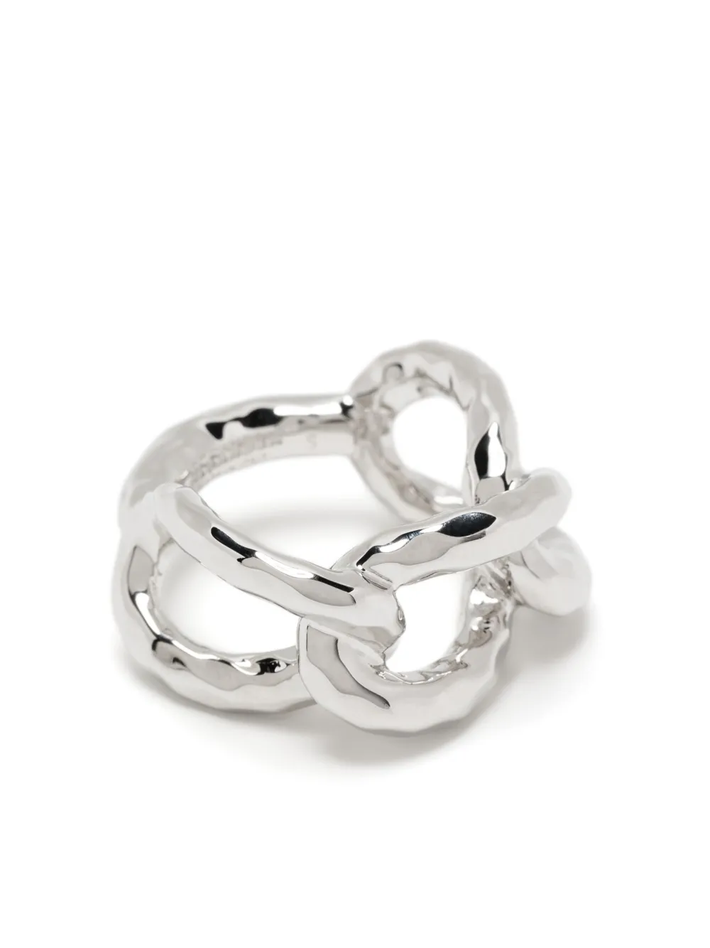 

Кольцо с узлом JIL SANDER, серебяный