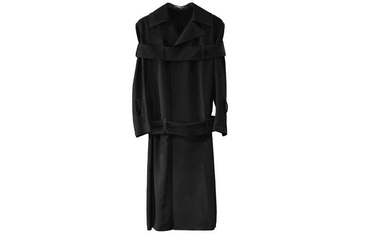 

Yohji Yamamoto Тренч женский черный, Black