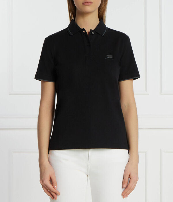 

Поло Napapijri E-Nina Slim Fit, черный