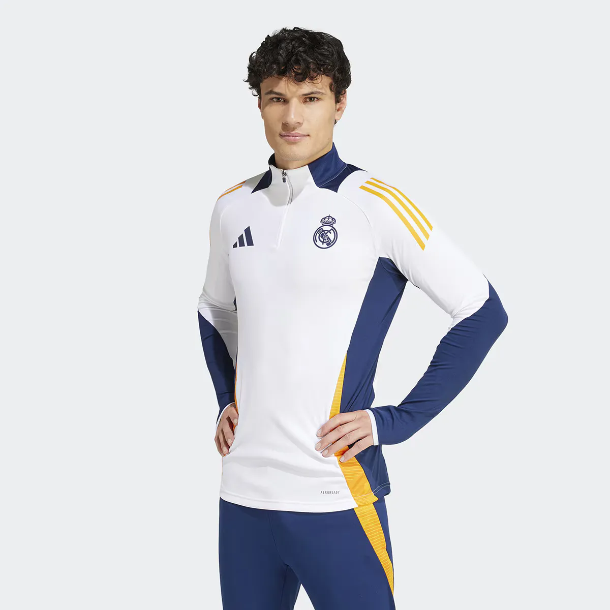 

Мужская куртка Adidas Реал Мадрид CF Tr Top, белый
