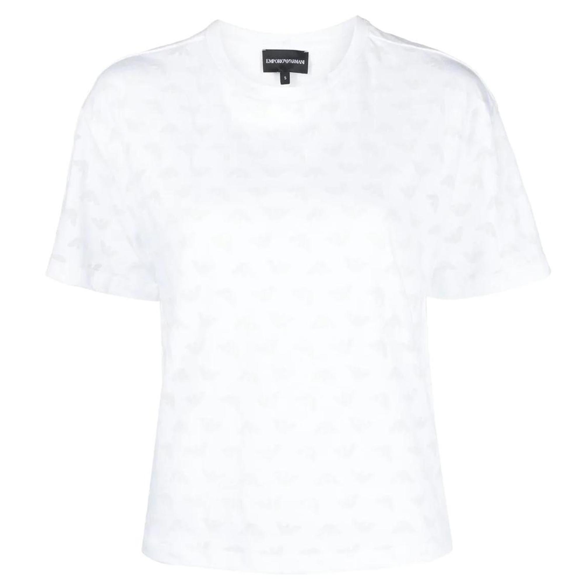 

EMPORIO ARMANI Укороченный топ женский белые