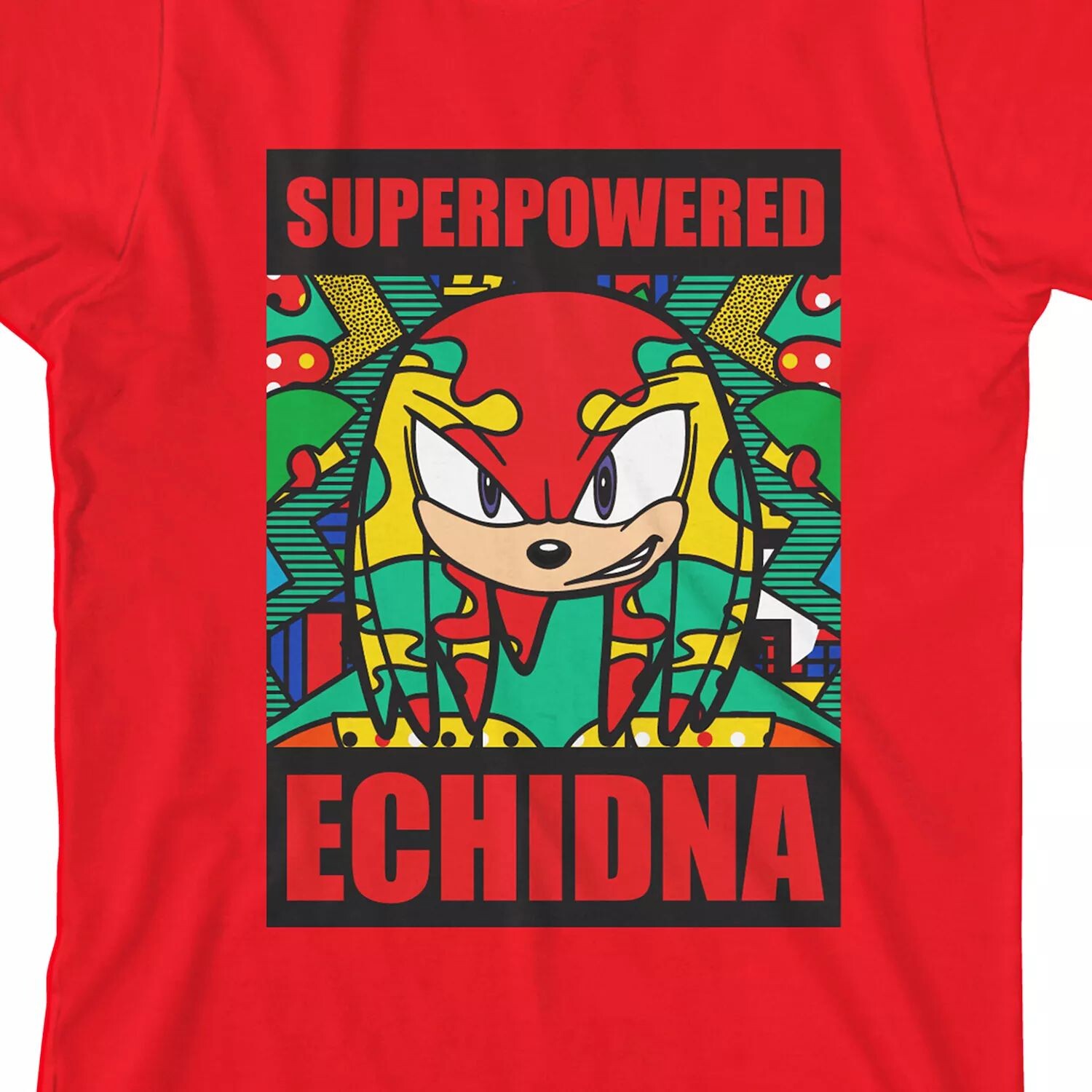 

Футболка с рисунком Superpowered Echidna Sonic для мальчиков 8–20 лет Licensed Character