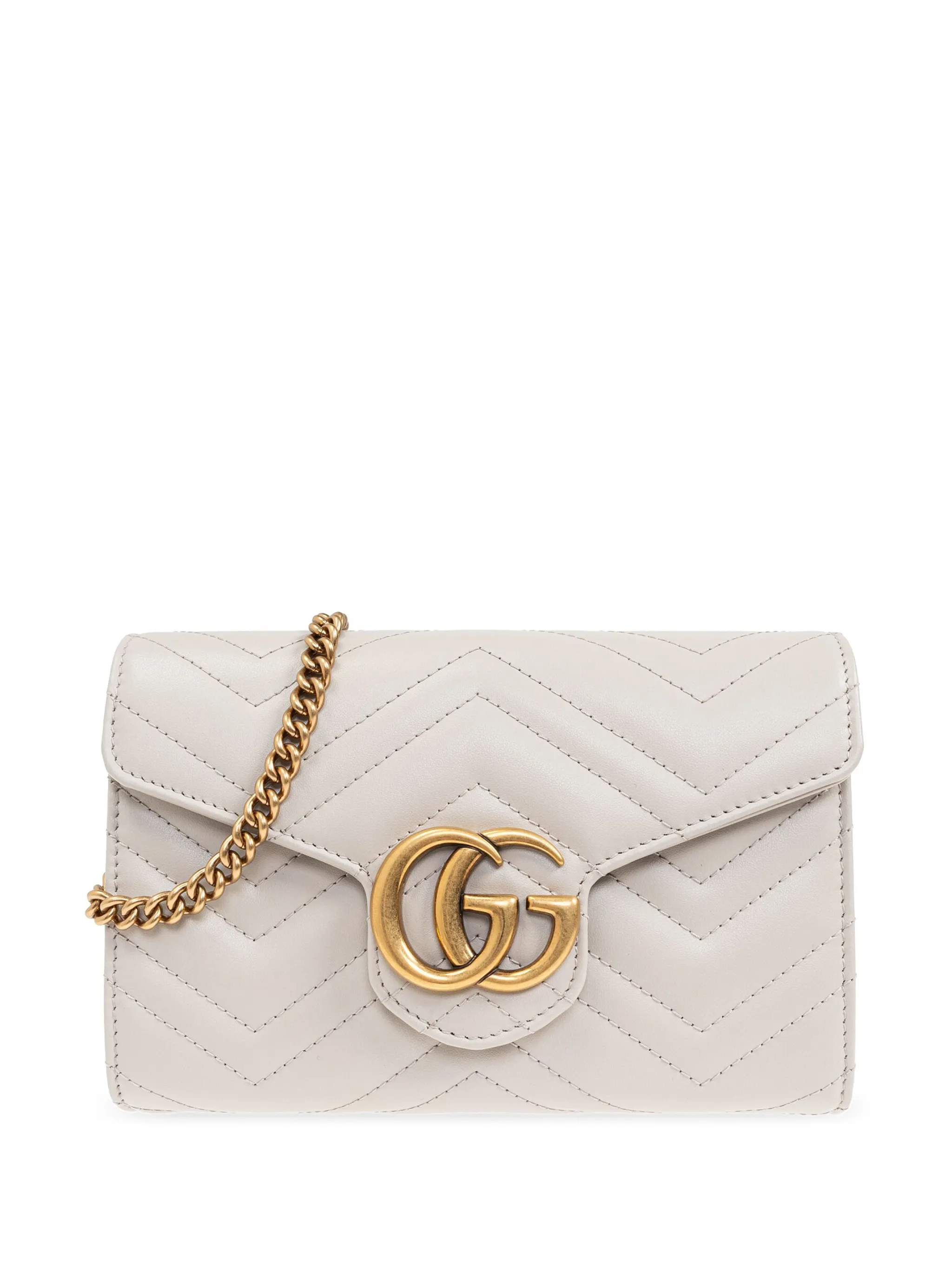 

Сумка на плечо GG Marmont Gucci, серый