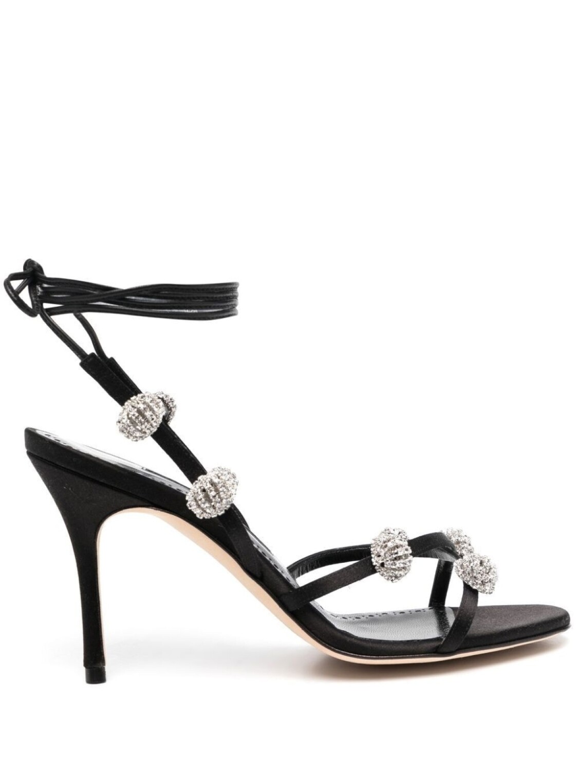 Manolo Blahnik босоножки Elsaka 100, черный