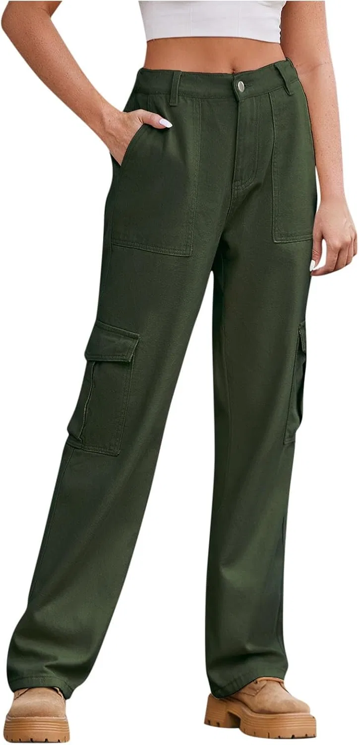 Джинсы женские cargo, Army Green