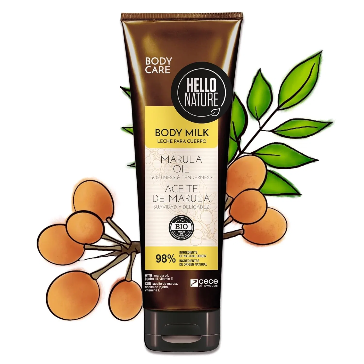 Молочко для тела с органическим маслом марулы P-Beauty Naturkosmetik P-Beauty Cosmetic Accessories