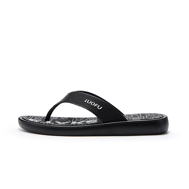 

Износостойкие мужские шлепанцы LUOFU, Black