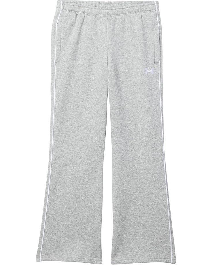 

Брюки Under Armour Kids Rival Fleece Piped Pants, цвет Mod Gray Light Heather/White