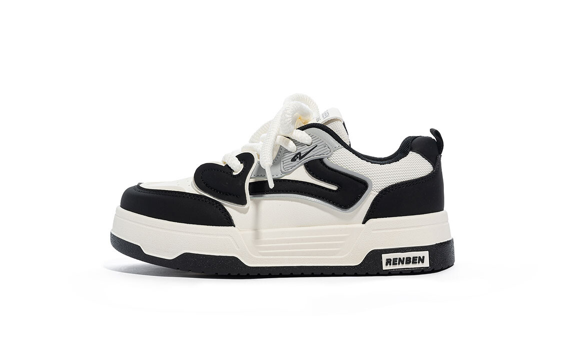 

Кроссовки Humanism 1986 Skateboarding Shoes Women's Low-top, бежевый/черный