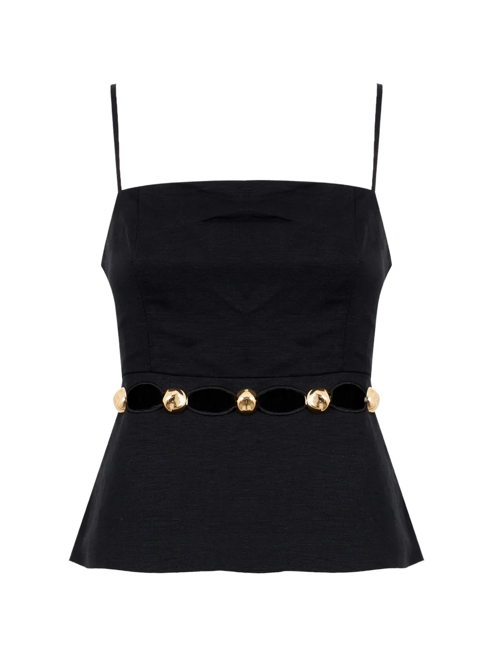 

Топ с заклепками Simkhai, черный