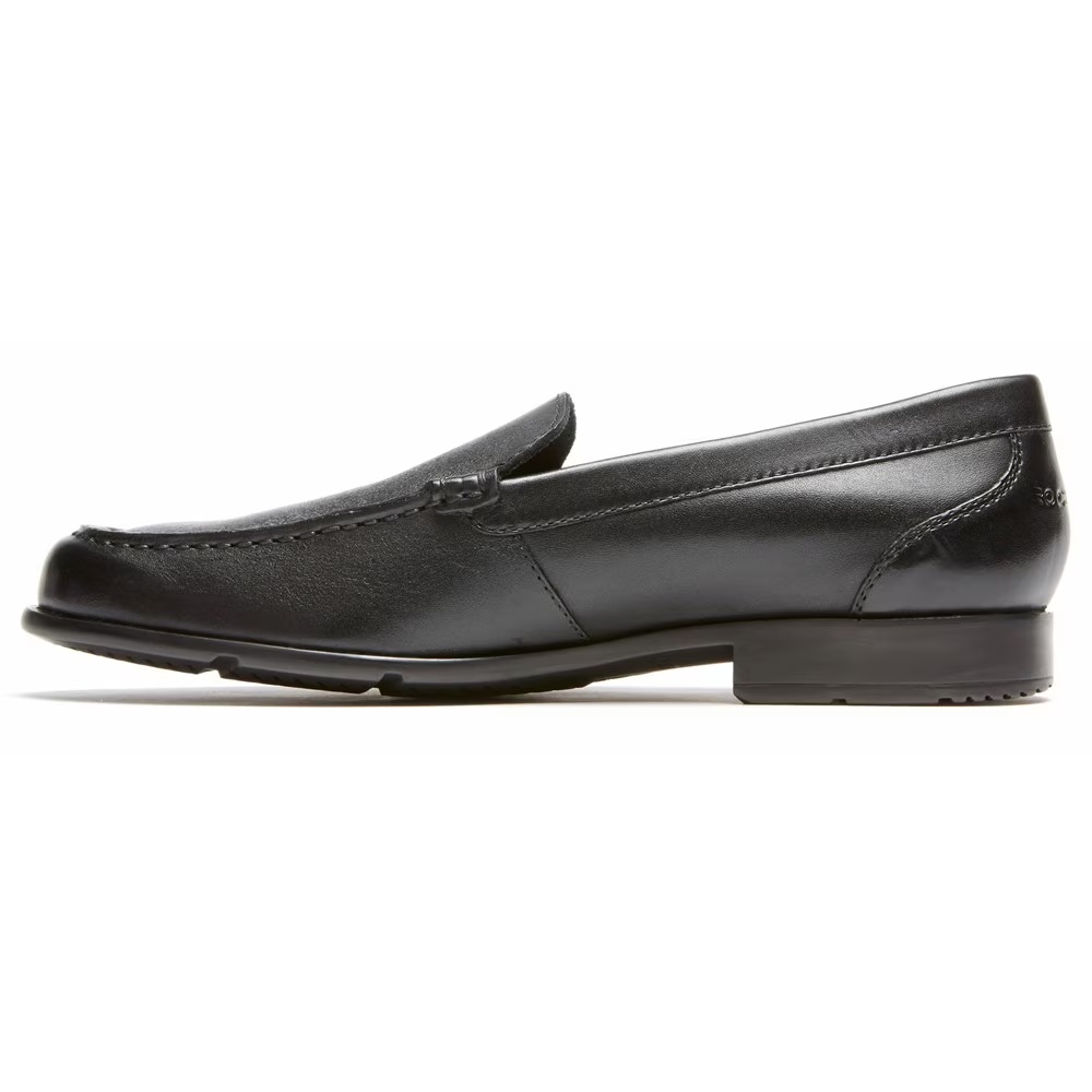 Классические венецианские мокасины Rockport, black leather — фото 3
