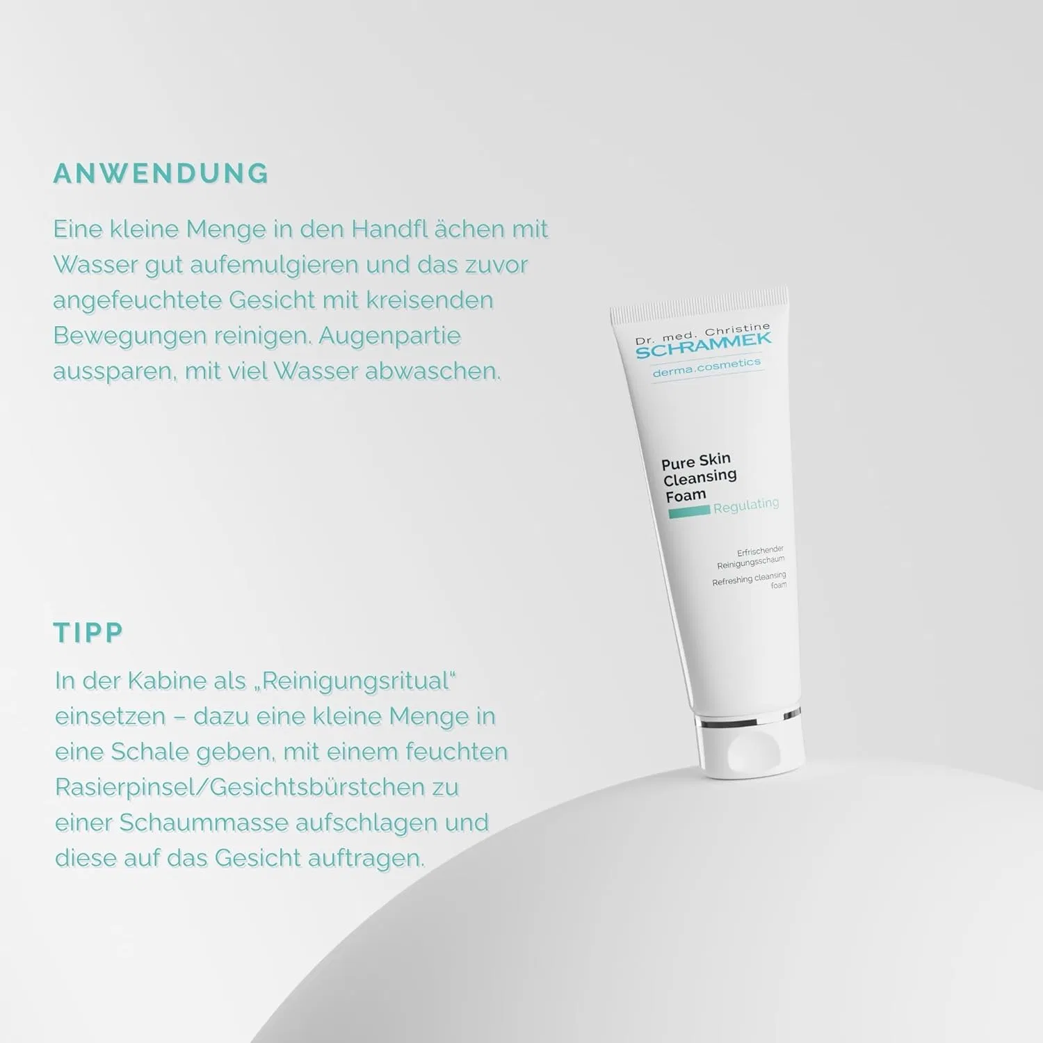 Пенка для умывания Schrammek — Очищающая пенка «Pure Skin Cleansing Foam» от, 100 мл — фото 4