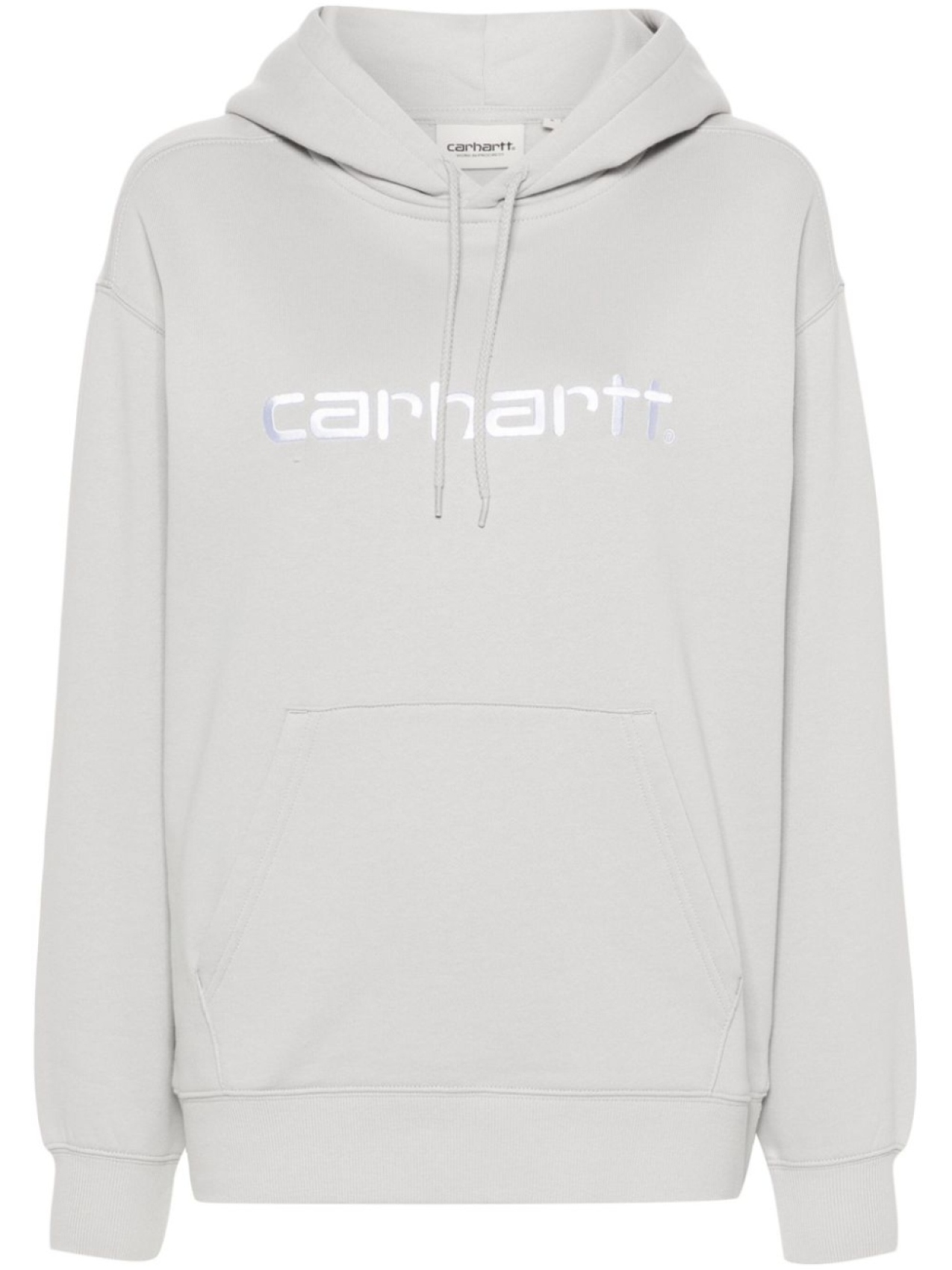 

Carhartt WIP худи W' Hooded с вышитым логотипом, серый