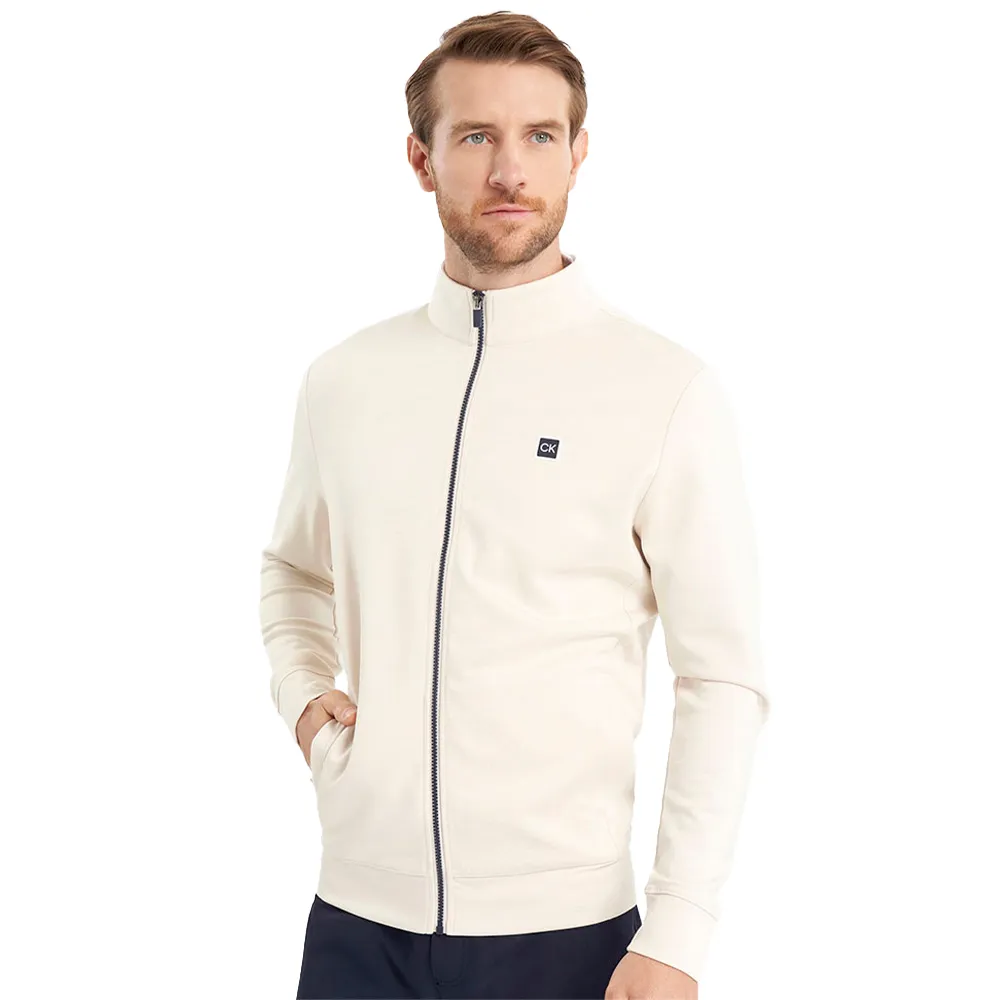 

Толстовка Calvin Klein Golf Concord full zip, бежевый