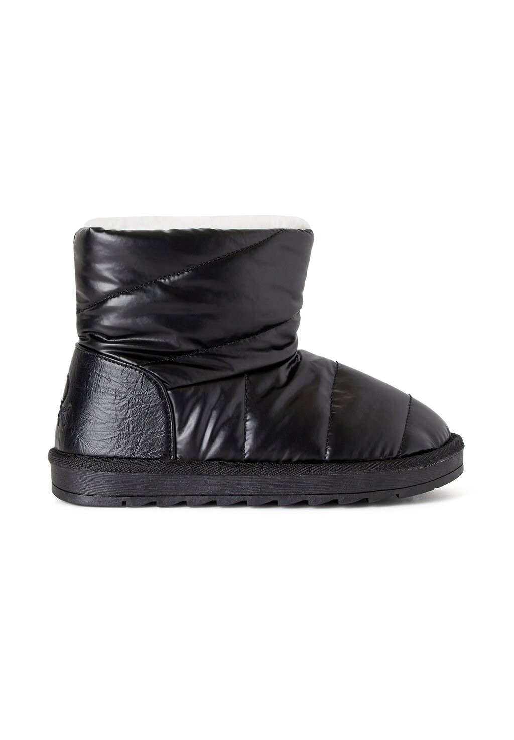 

Зимние сапоги PADDED LAMINATED EFFECT- WITH BACK United Colors of Benetton, черный