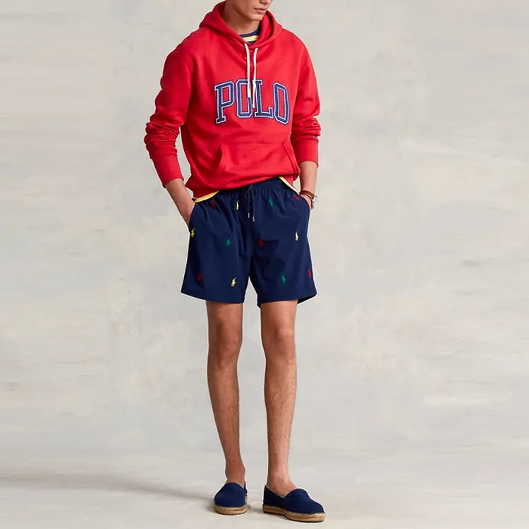 SS22 Повседневные шорты мужские темно-синие Polo Ralph Lauren — фото 3