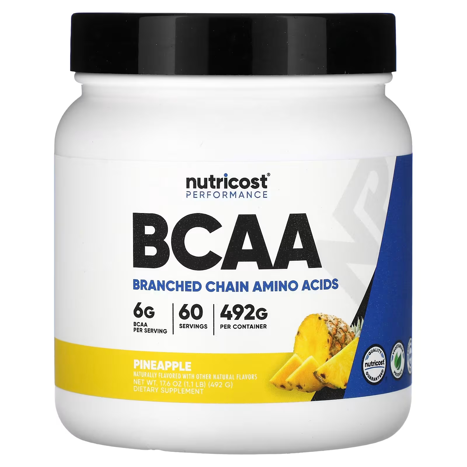 

BCAA Nutricost Performance со вкусом ананаса, 492 г