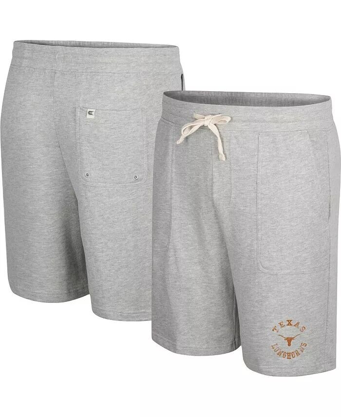 

Мужские шорты Heather Grey Texas Longhorns Love To Hear This Terry Colosseum