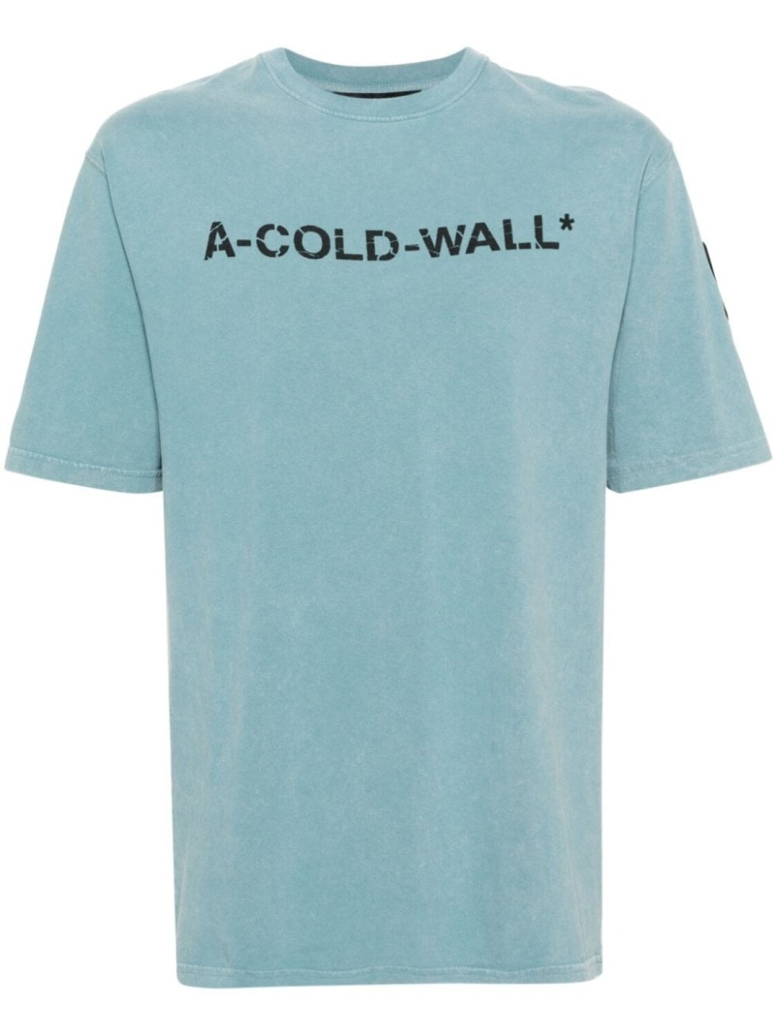 

A-COLD-WALL* футболка Overdye с логотипом, синий