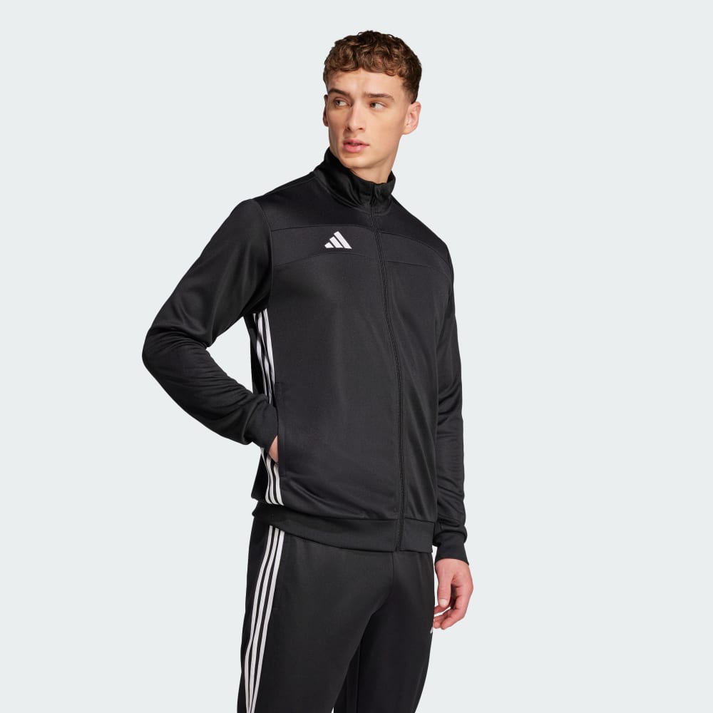 Спортивная толстовка Adidas Tiro 25 Essentials Training Jacket, черный/белый — фото 3