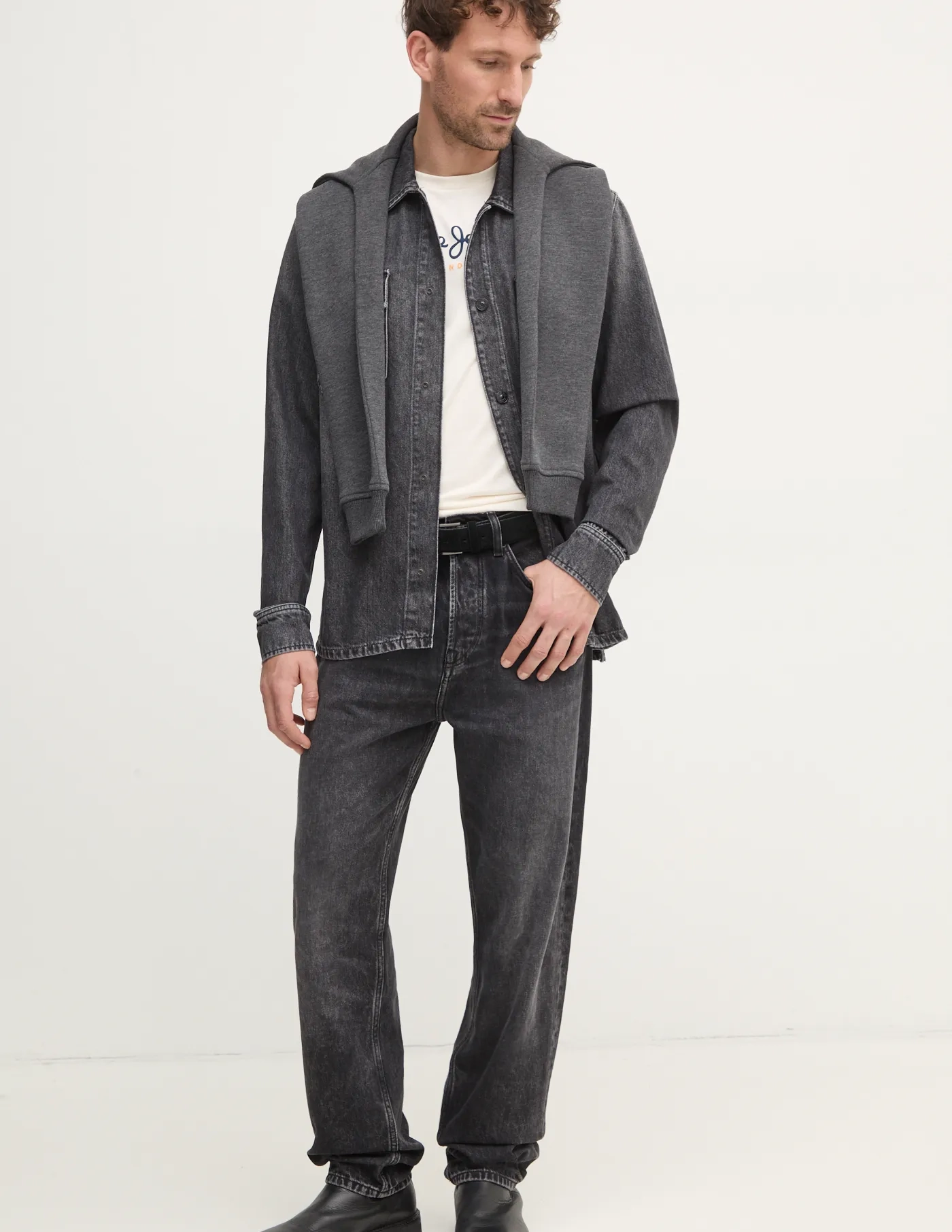 

Толстовка DAMIAN CREW Pepe Jeans, серый