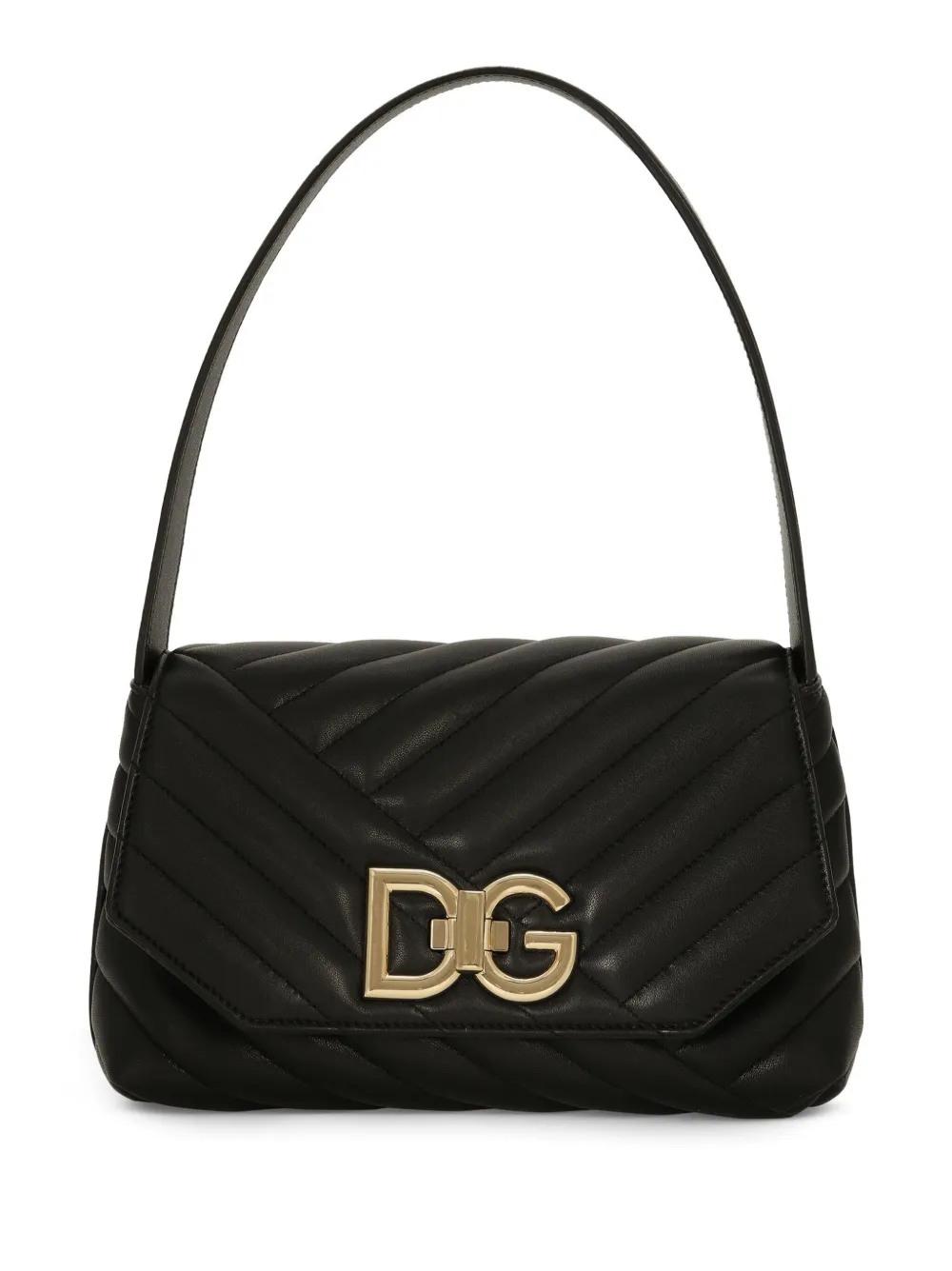 

Сумка с пряжкой-логотипом DOLCE & GABBANA, черный