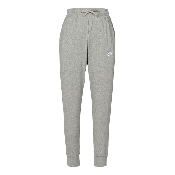 

Брюки sportswear club knit lacing sports long pants dark grey gray Nike, серый