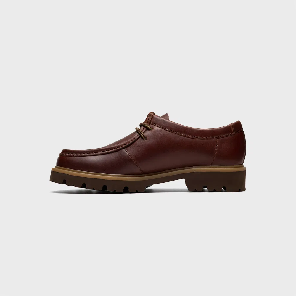 Мужские дерби Clayhill Shim из коричневой кожи от Clarks Originals