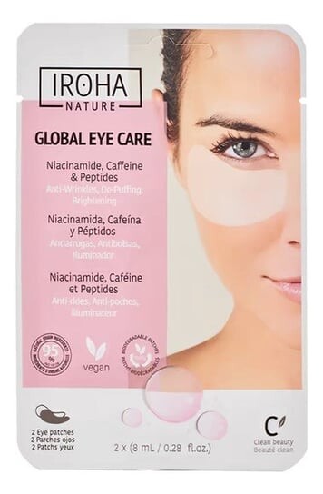 

Патчи для глаз с кофеином и пептидами, 2 шт. Iroha Nature