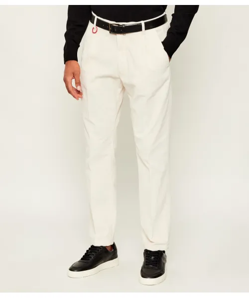 

Вельветовые брюки-чиносы ведут Loose fit Joop! Jeans, белый