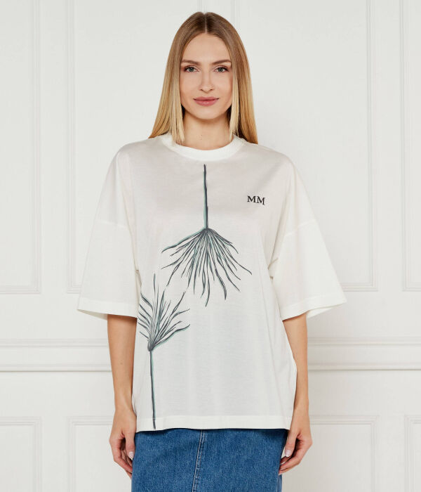 

Рубашка порвана. Oversize fit Max Mara Leisure, экрю