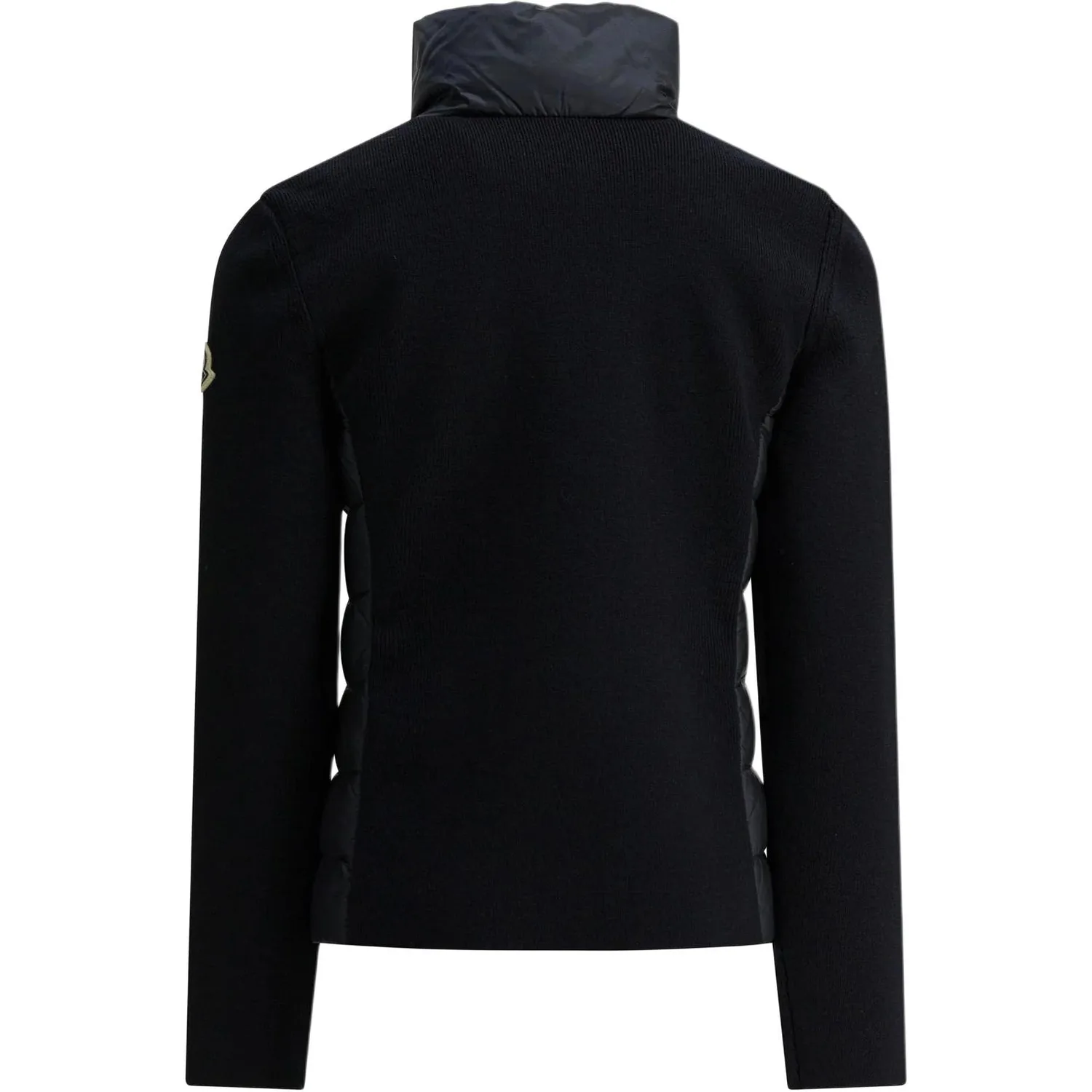 Утепленная куртка Padded Corduroy Padded Wool Zip Up Cardigan для детей Moncler, темно-синий — фото 3