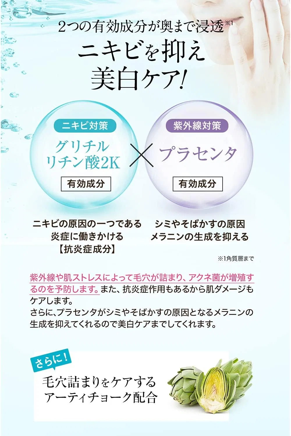 Набор для ухода за кожей Medicated Liproskin Base Face Wash Set от Pikaiti, 100 г + 100 мл Top-Notch — фото 3
