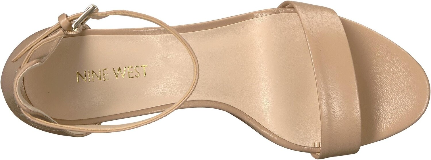 Босоножки Pruce Block Heel Sandal Nine West, цвет Natural Staci Leather — фото 2