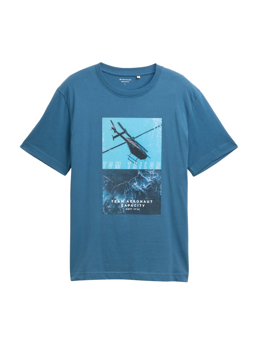 

Футболка TOM TAILOR, Blue/Navy/Light blue