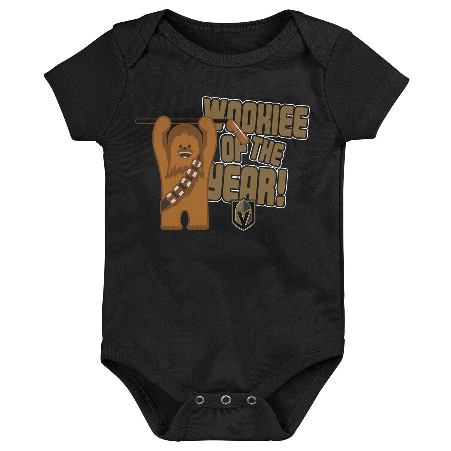 

Боди «Вуки года» Infant Black Vegas Golden Knights «Звездные войны» Outerstuff
