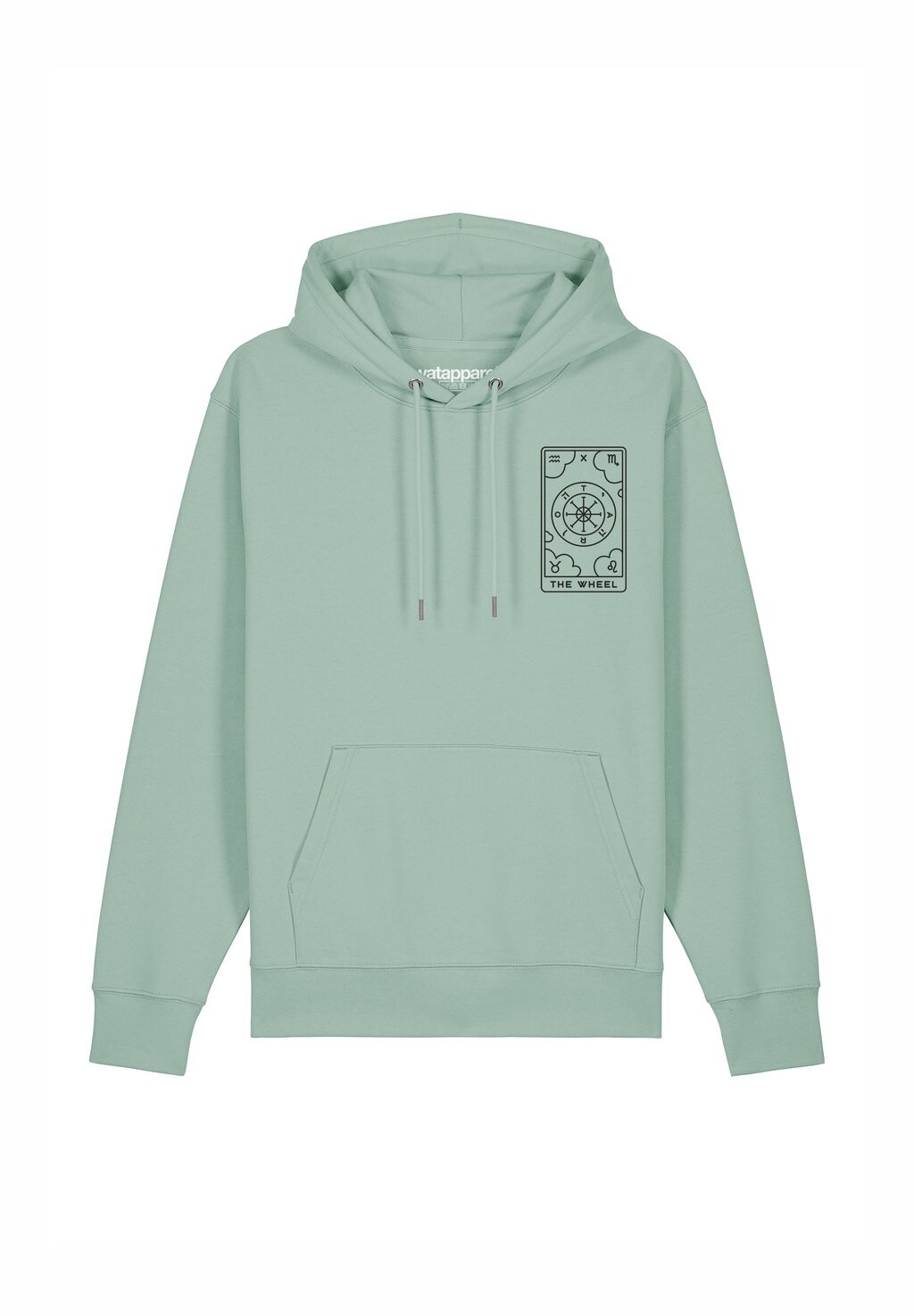 

Толстовка с капюшоном WEEL watapparel, бирюзовый
