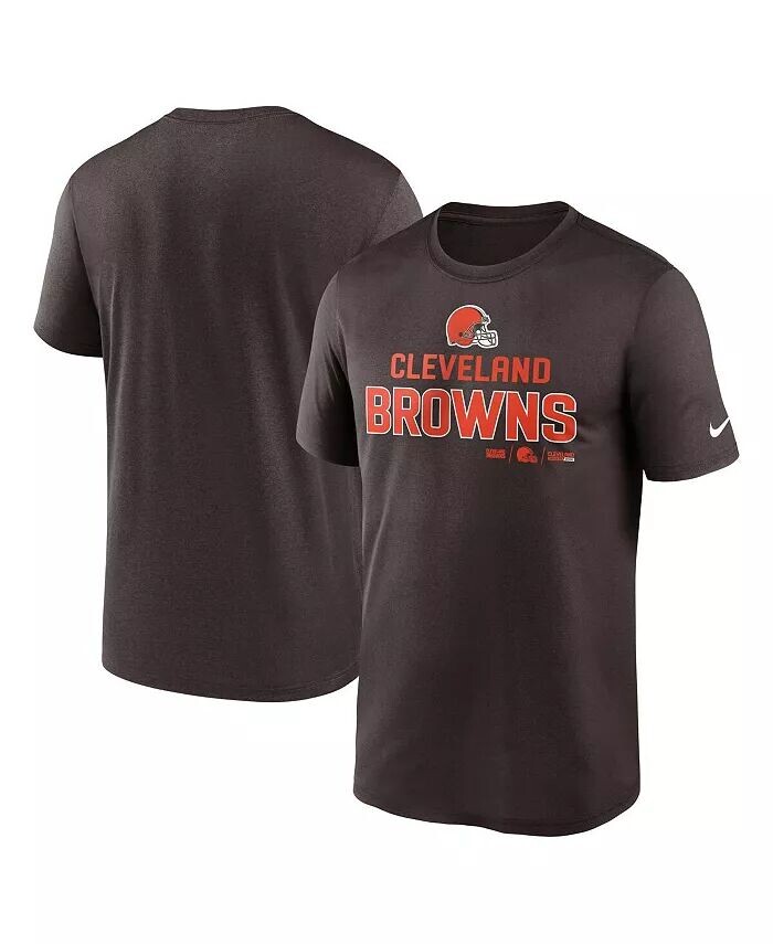 

Мужская коричневая футболка Cleveland Browns Legend Community Performance Nike