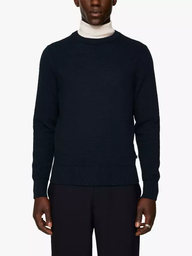 

Джемпер J.Lindeberg Oliver Textured Knit, цвет jl/navy
