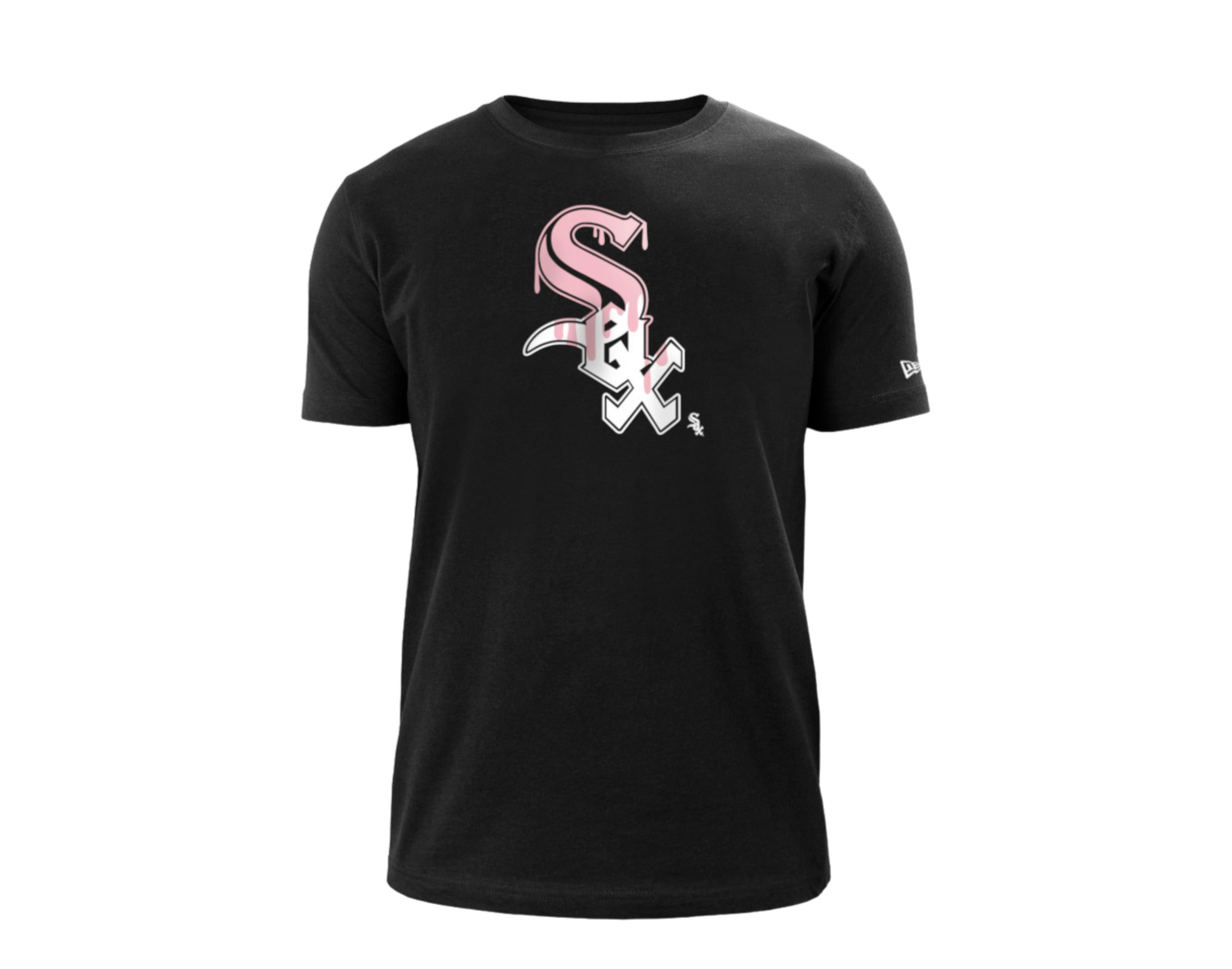 

Футболка New Era MLB Chicago White Sox Team Drip WS черная/розовая 12872656