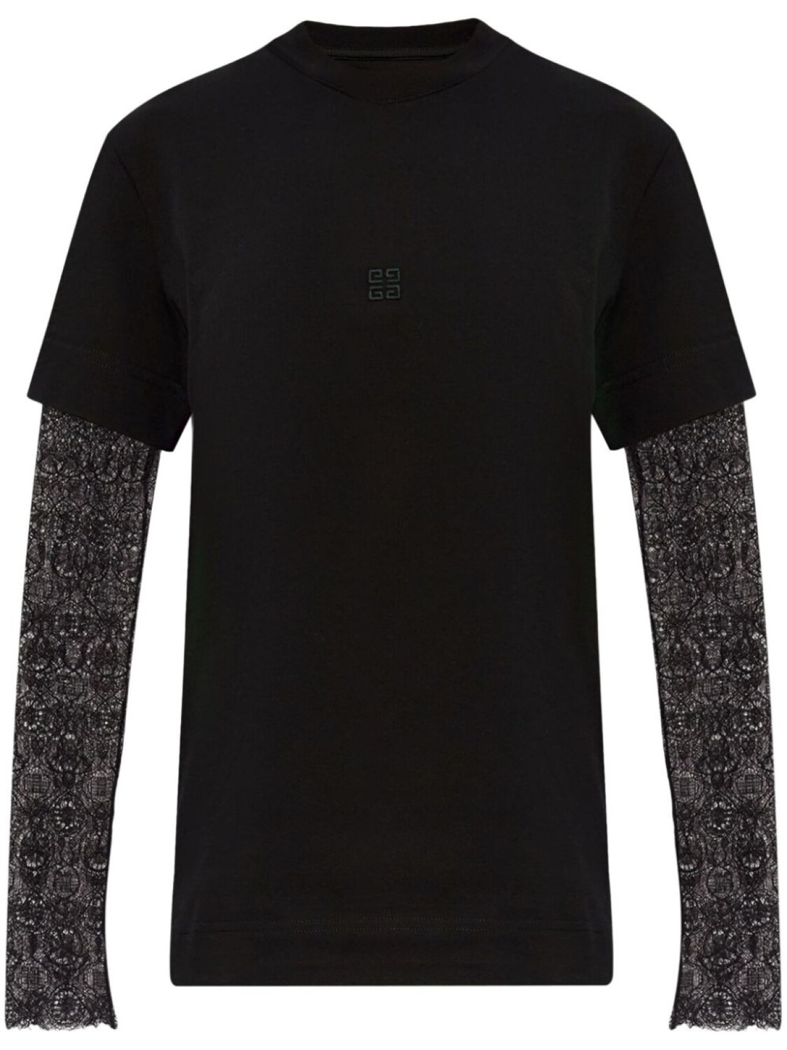 

Givenchy многослойная футболка с логотипом 4G, черный
